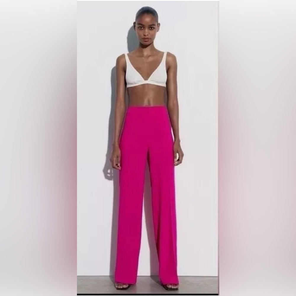 Zara Hot Pink Trousers